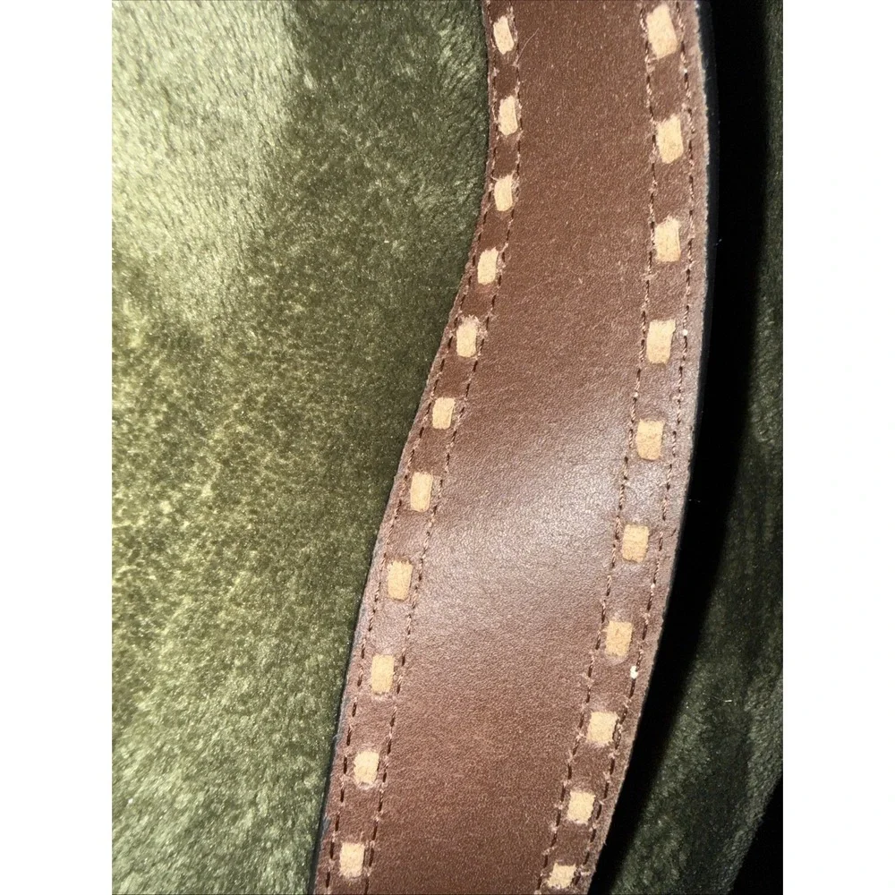 New Ariat Aztec‎ Bead Leather Belt Basketweave Belt A1040402 Mens Sz 42 Cowboy